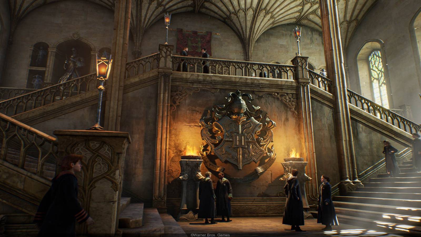 screenshot of hogwarts interior