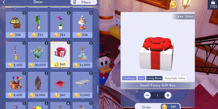 home for the holidays purchasable items in disney dreamlight valley