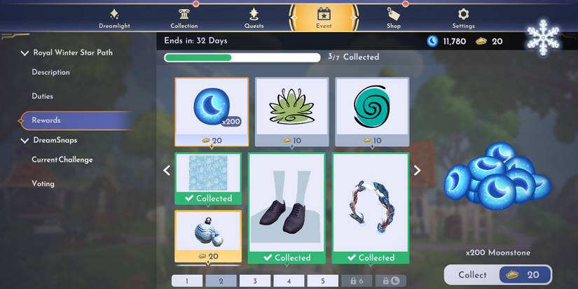 home for the holidays star path items in disney dreamlight valley