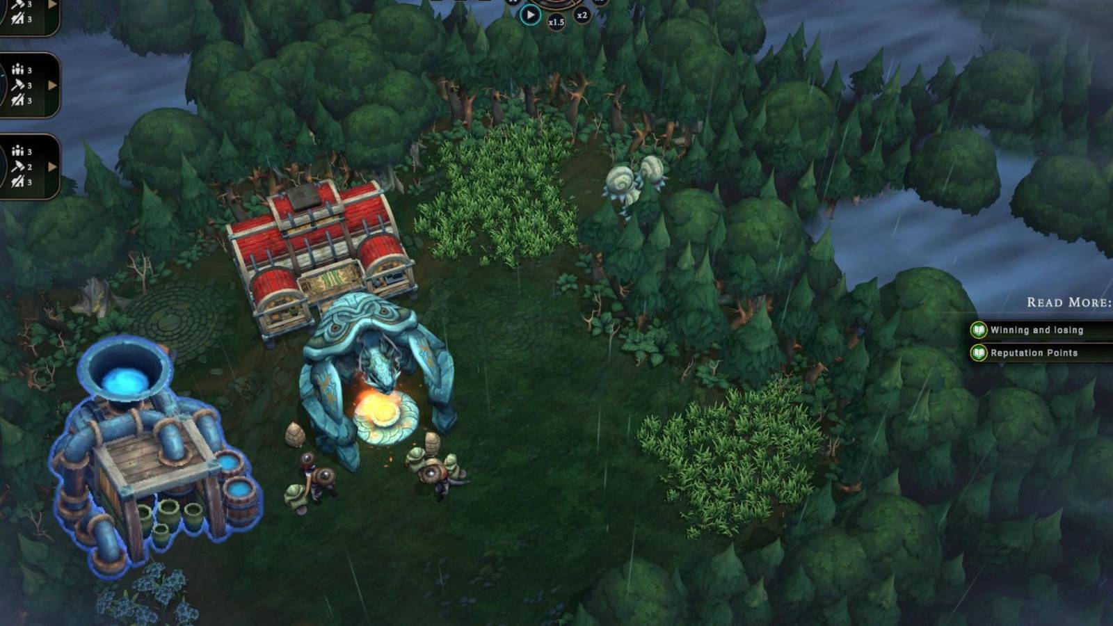  rain collector in against the storm