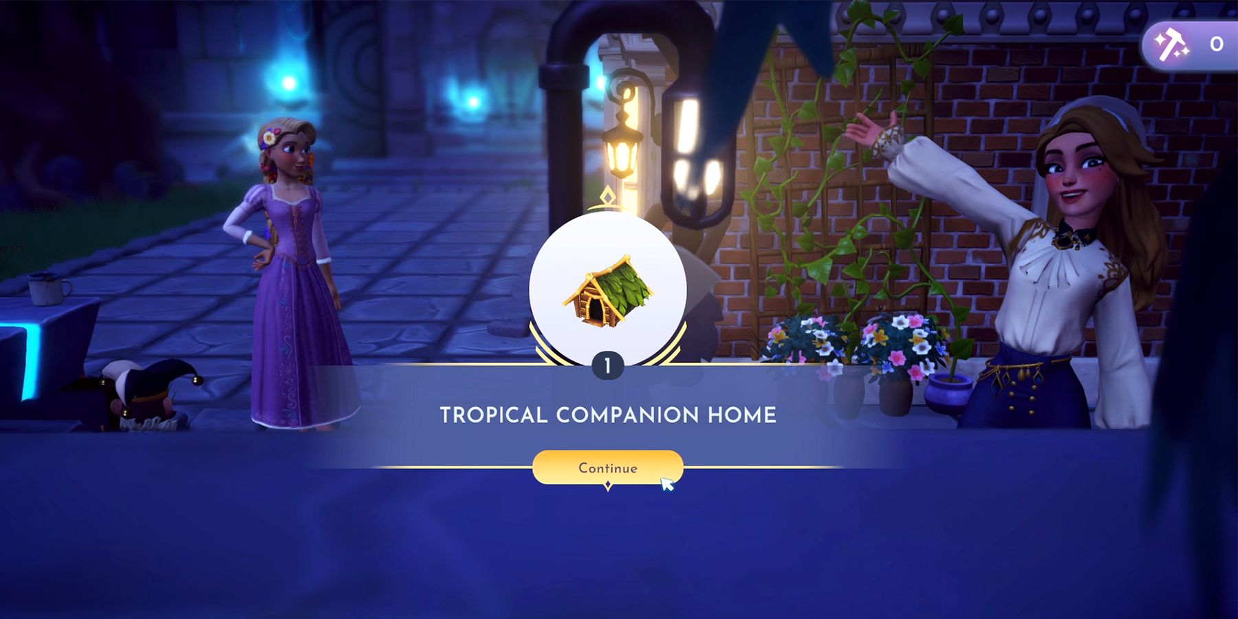 how to craft tropical companion home in disney dreamlight valley