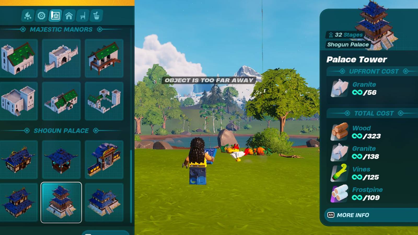  shogun palace in lego fortnite 