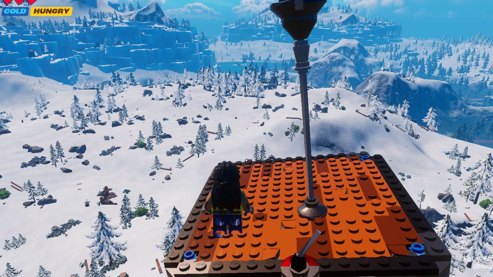 a plane in lego fortnite