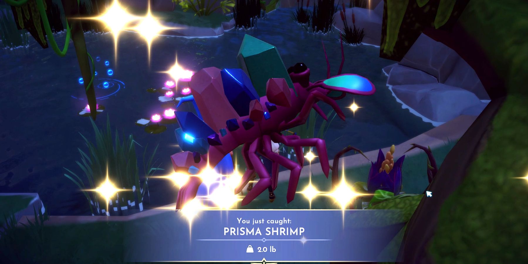 how to get prisma shrimp in disney dreamlight valley