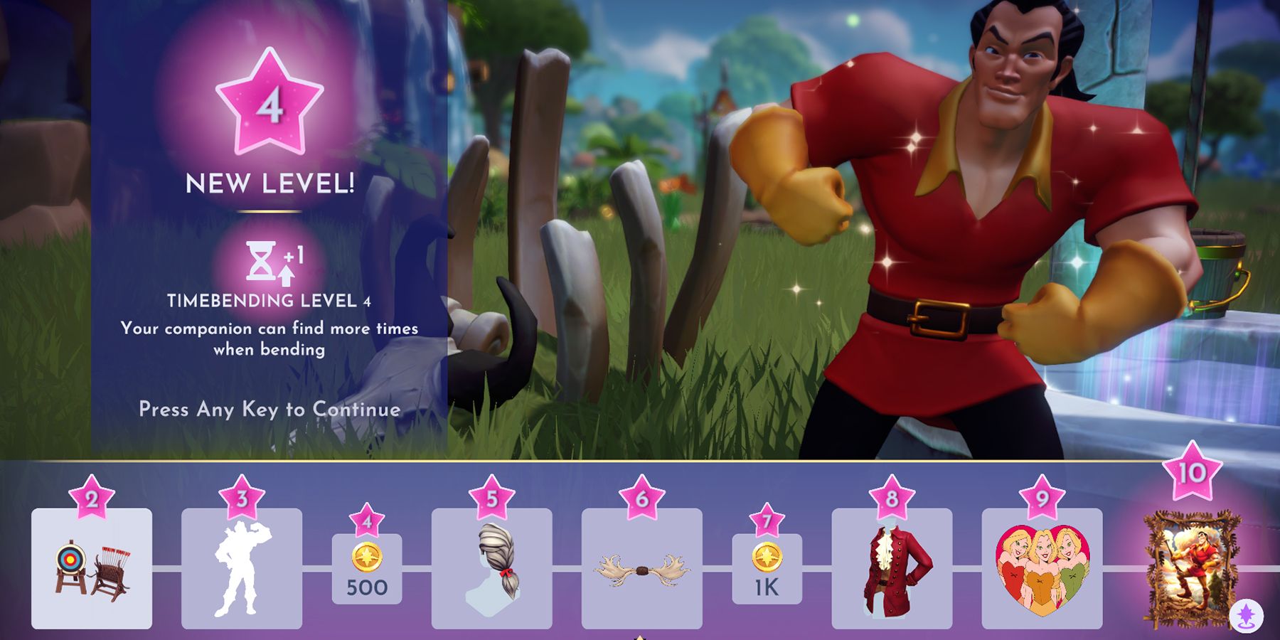 how to trigger gaston the hero quest in disney dreamlight valley