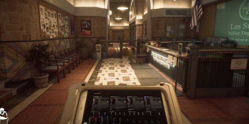 a player holding tablet in ready or not