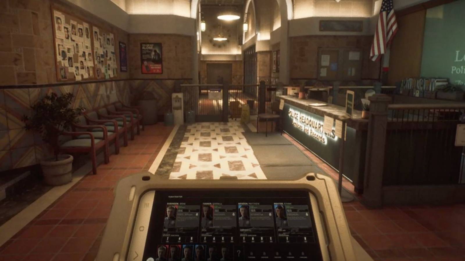 a player holding tablet in ready or not