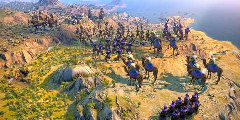 Warriors on Horses in the battlefield of Humankind