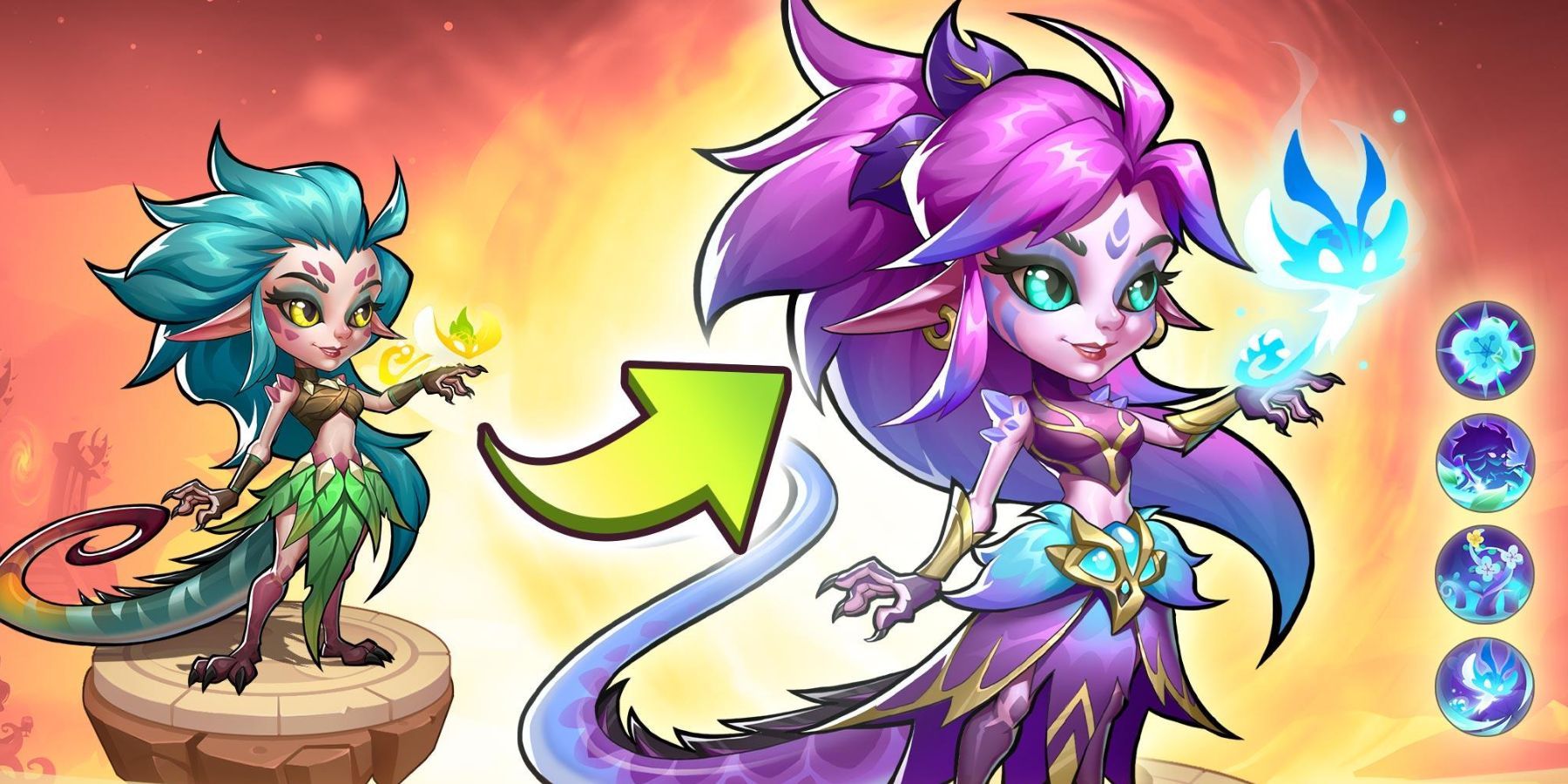 Idle Heroes: characters