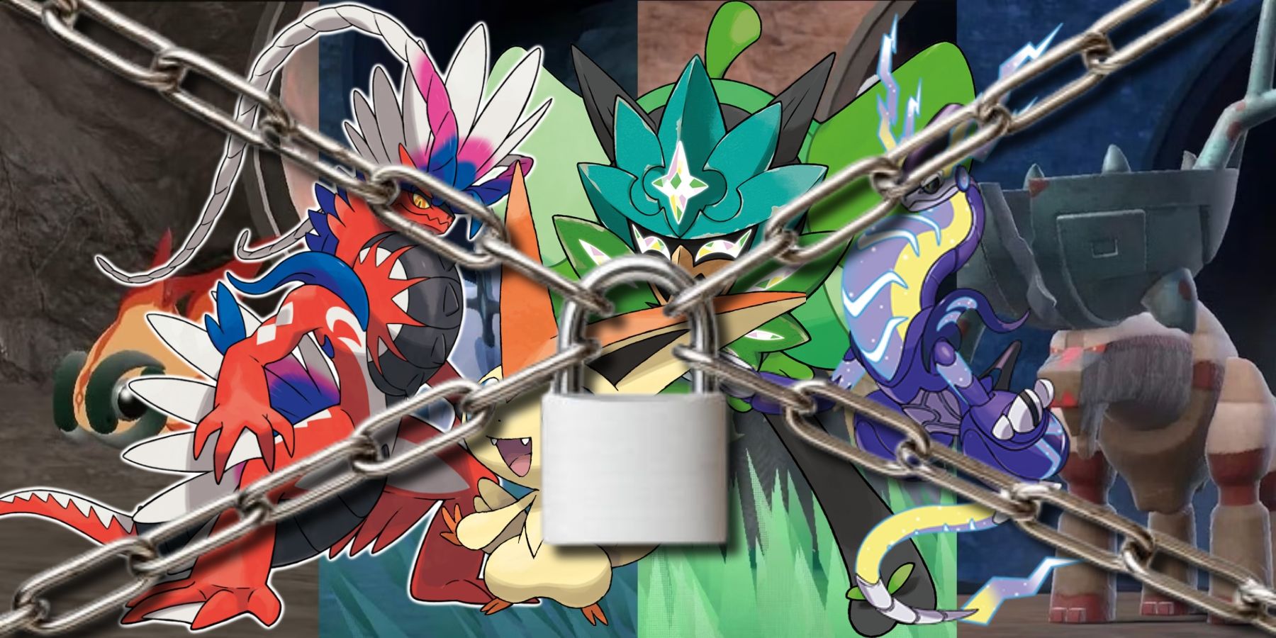 every pokemon scarlet violet shiny locked special form legendary mythical