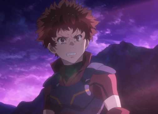 An image of a male character looking angry from Grimgar, Ashes, and Illusions