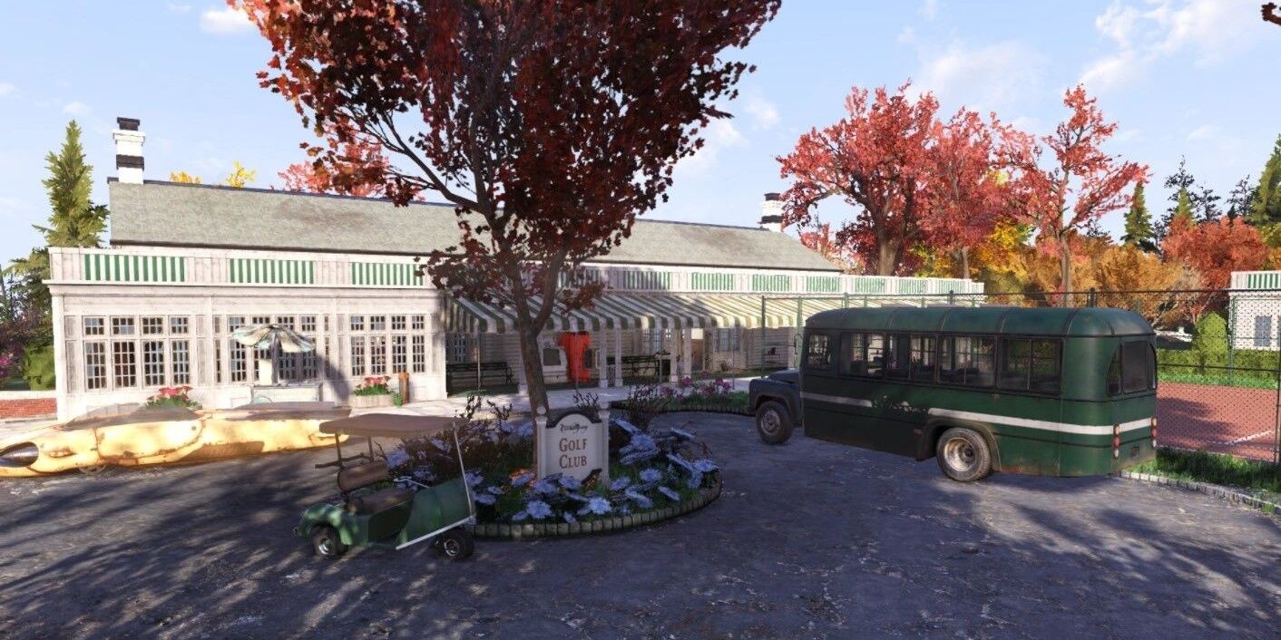An image of White Spring Golf Course from the Fallout 76