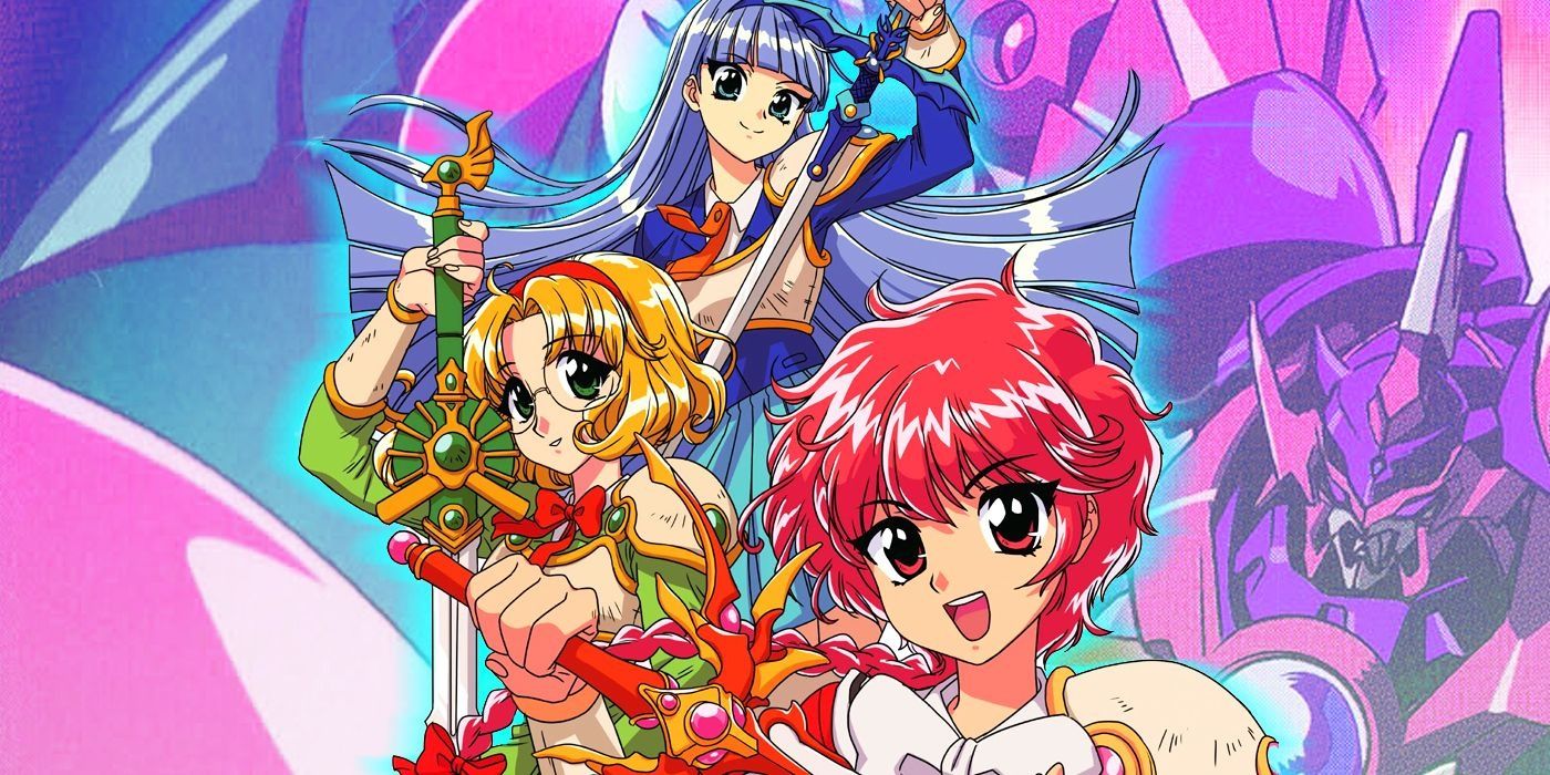 An image of Three eighth graders from Magic Knight Rayearth