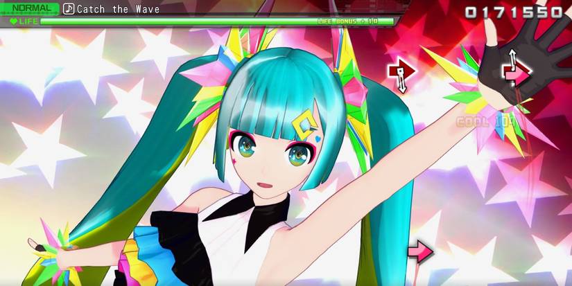 A song with Hatsune Miku in Hatsune Miku: Project DIVA Mega Mix