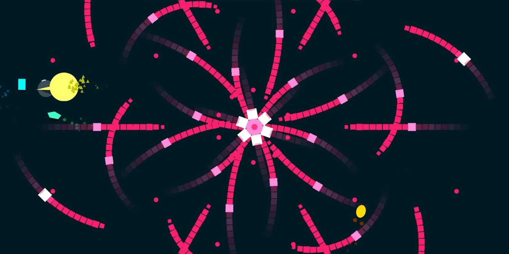 An intense level in Just Shapes & Beats