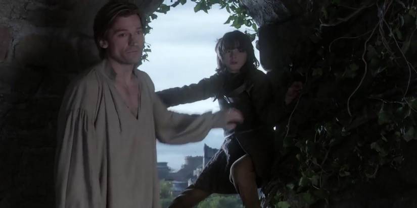 Jaime Lannister Pushing Bran