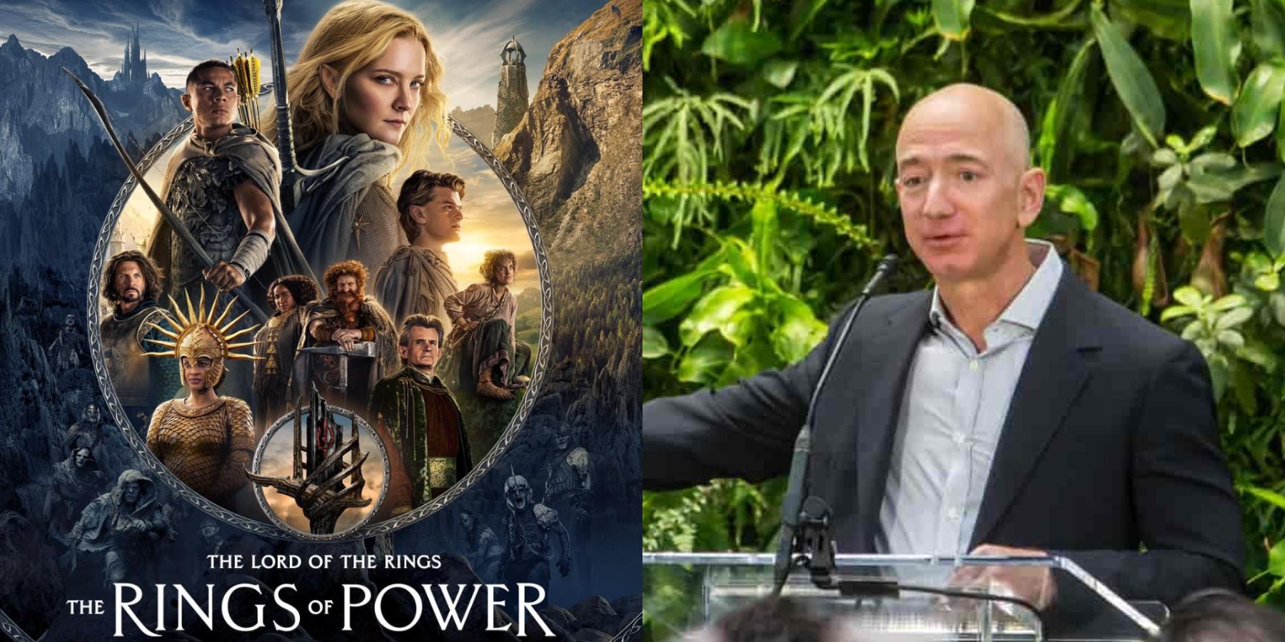 Jeff Bezos and Lord Of The Rings Poster (1)