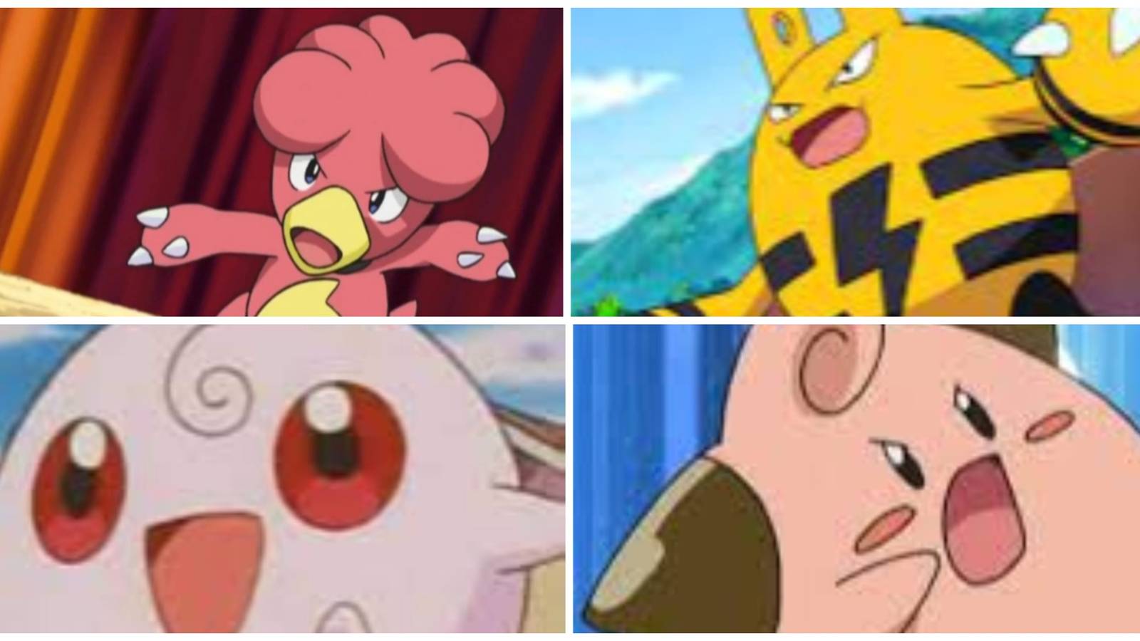 Johto Pokemon Mascots