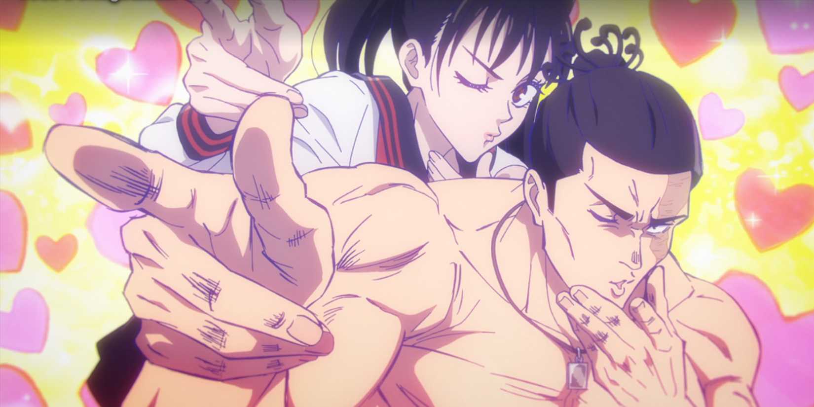 Jujutsu Kaisen - Screenshot From Todo Imagined Scene With His Idol