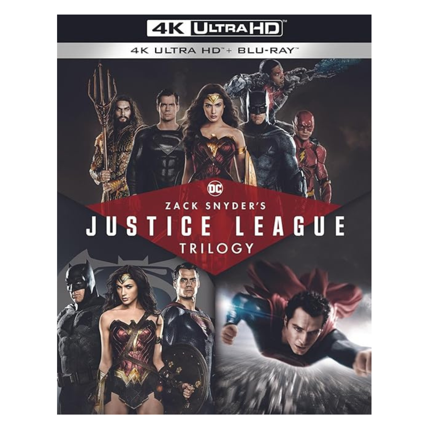 Justice League Trilogy on 4k