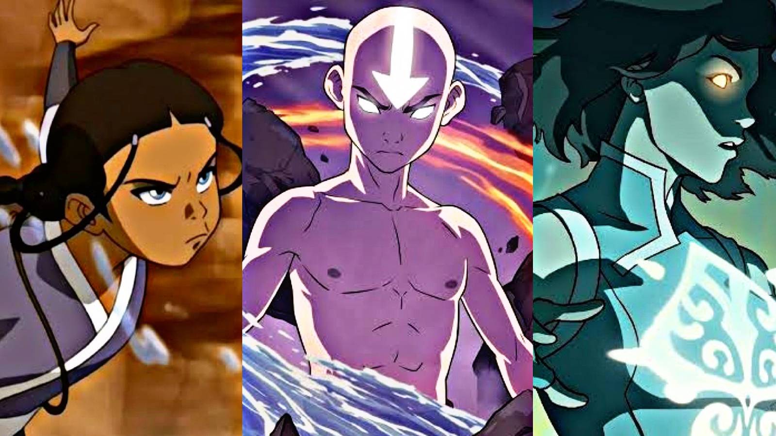 Katara aang korra avatar