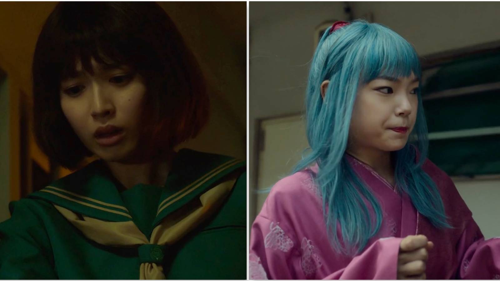 Keiko and Botan in Netflix’s Yu Yu Hakusho