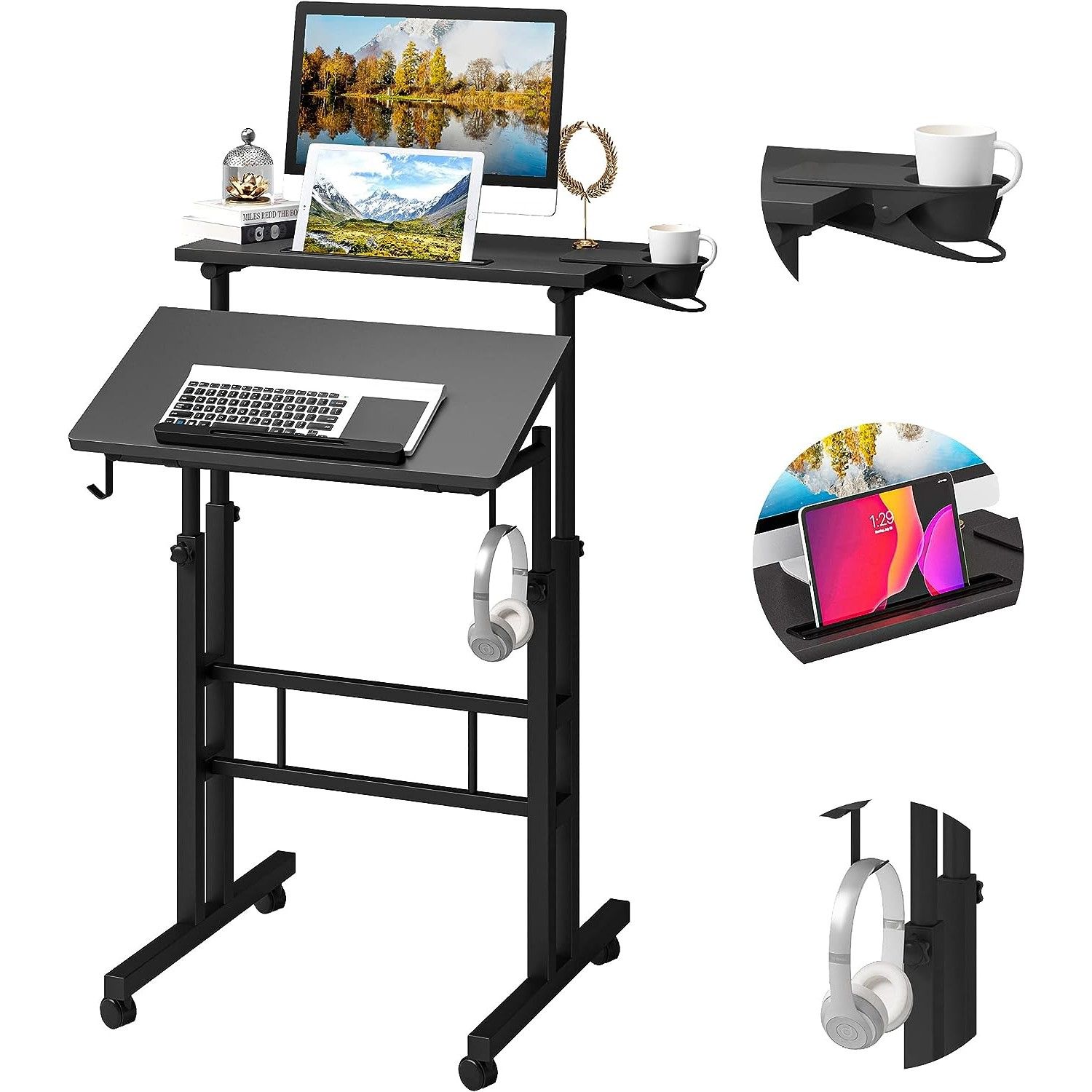 Klvied Adjustable Height Standing Desk