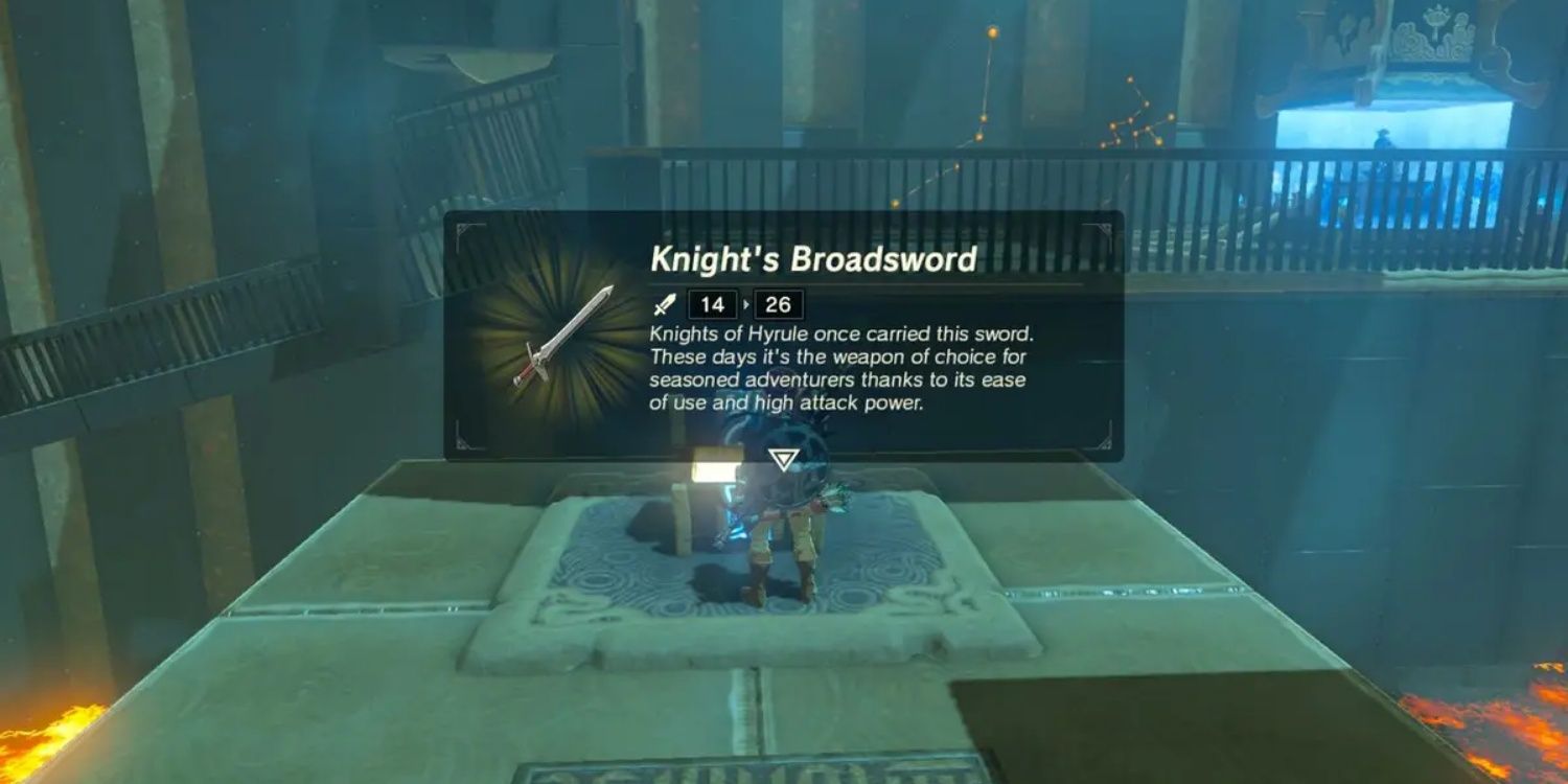 Knight's Broadsword in Breath of the Wild