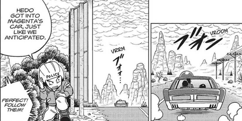 Krillin Tails Magenta Carmine and Hedo – Dragon Ball Super Chapter 91 