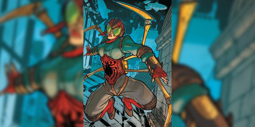 Lady Spider Comic Book Art