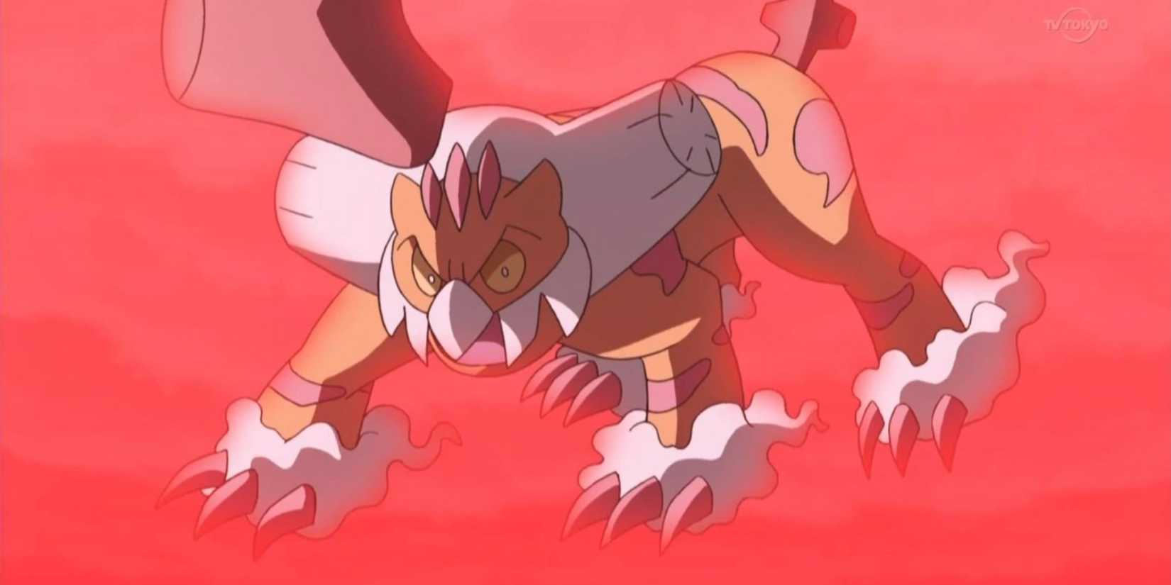 Therian Landorus surrounded by a red haze