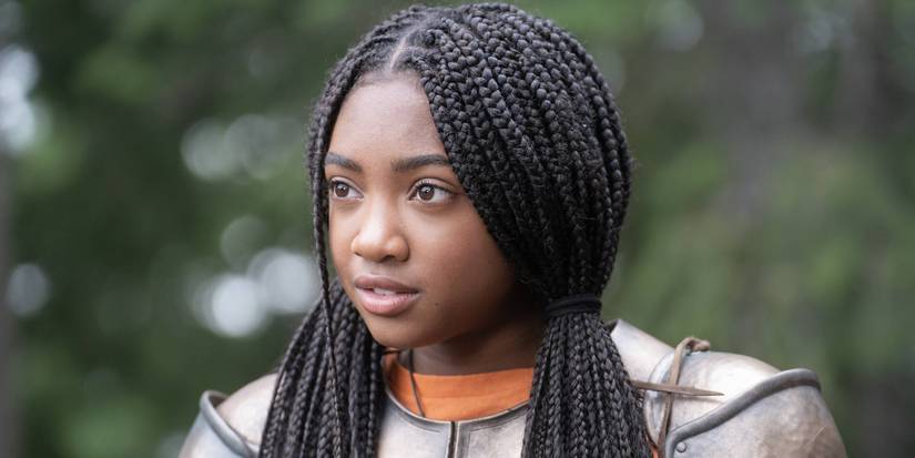 Leah Jeffries as Annabeth Chase in Percy Jackson and the Olympians