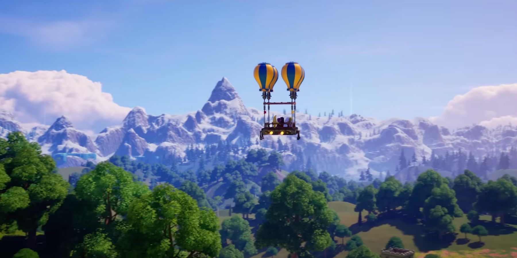 Lego Fortnite: characters are traveling around the world