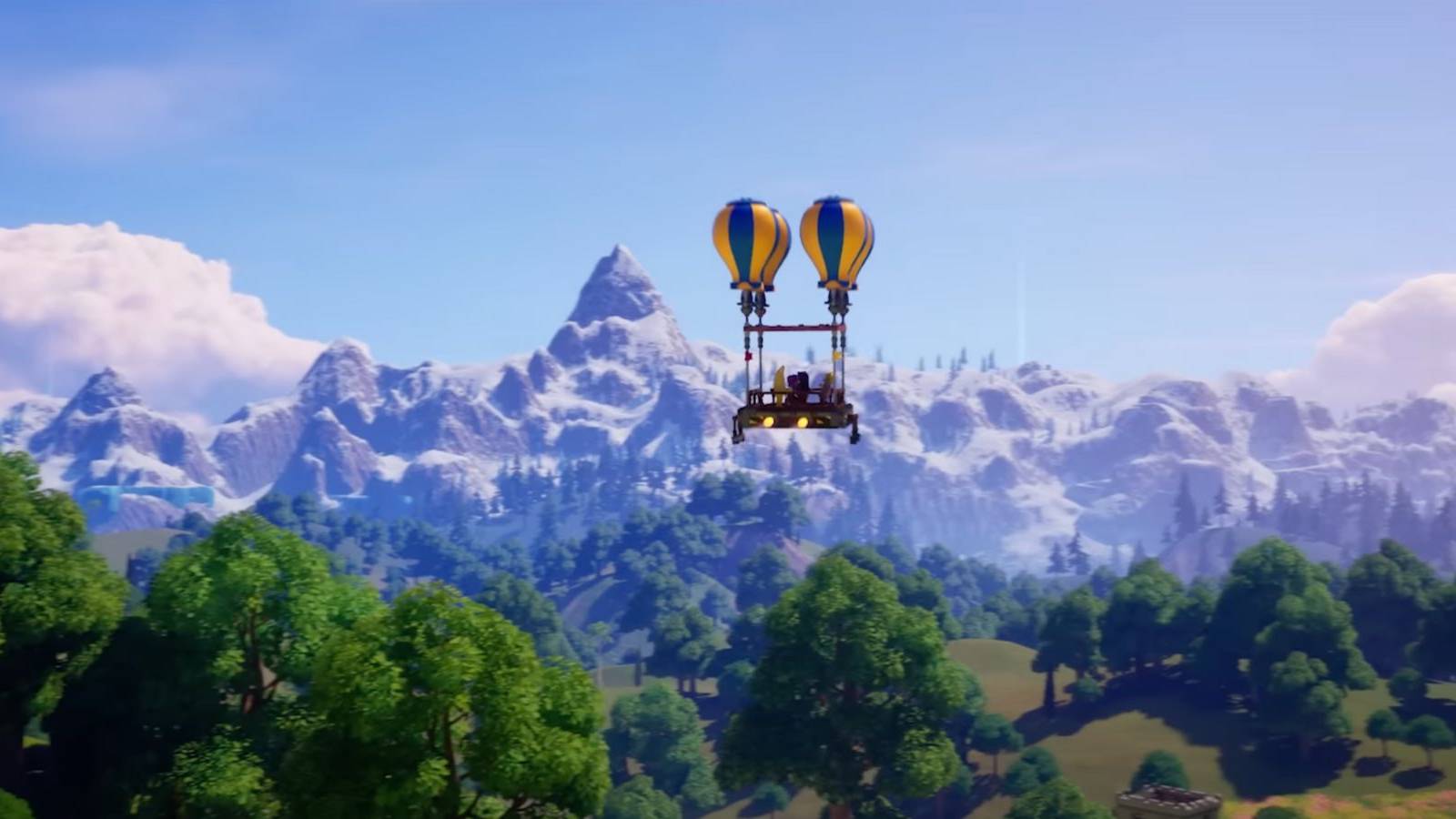 Lego Fortnite: characters are traveling around the world