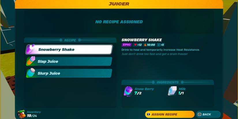 lego fortnite snowberry shake