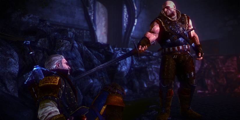 Letho and Geralt Boss Fight in The Witcher 2