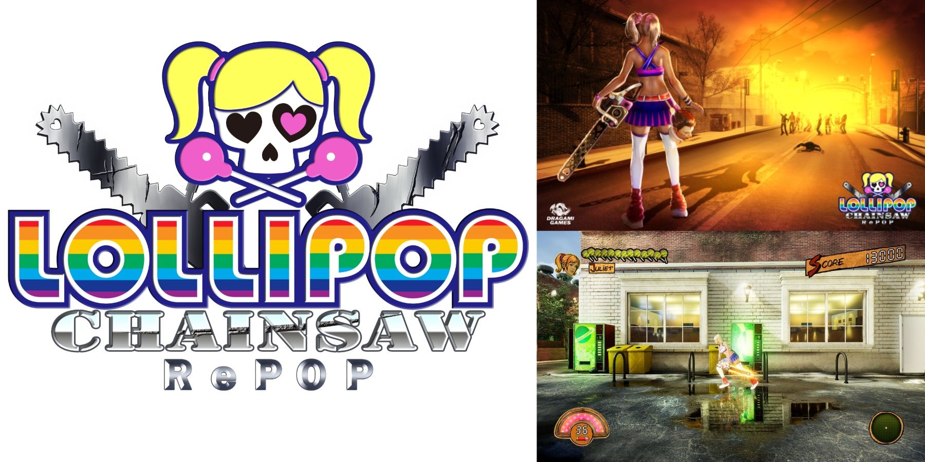 Lollipop Chainsaw RePop with Juliet and Zombies