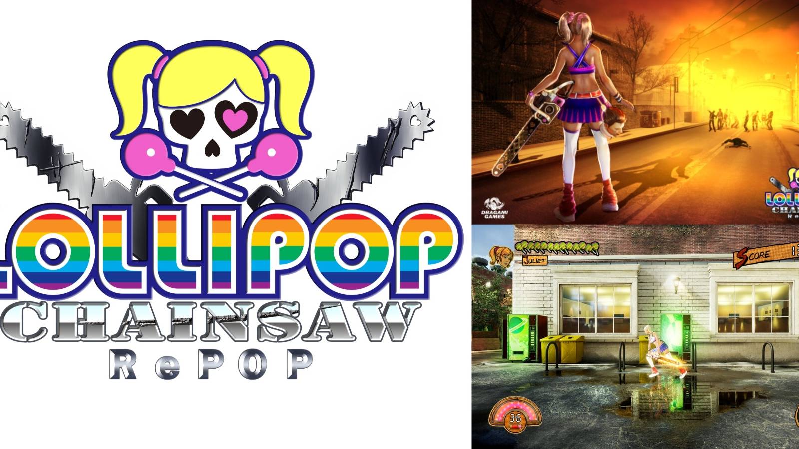 Lollipop Chainsaw RePop with Juliet and Zombies