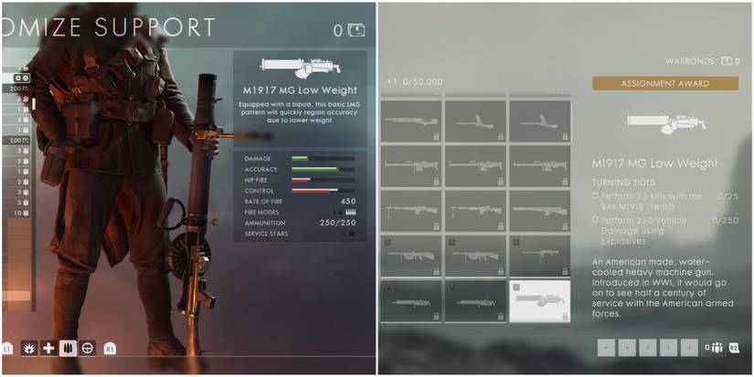 M1917 MGLow Weight in Battlefield 1