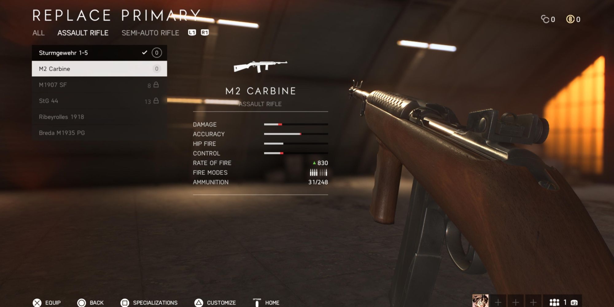 M2 Carbine in Battlefield 5