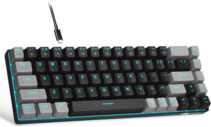 MageGee Portable 60% Mechanical Gaming Keyboard