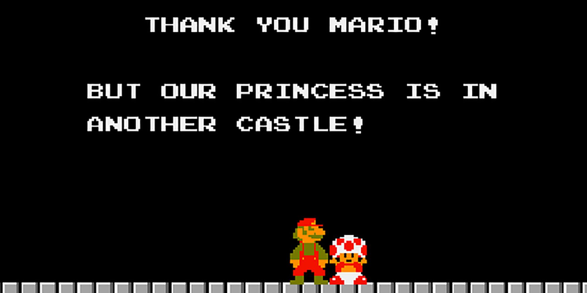Mario In The Wrong Castle