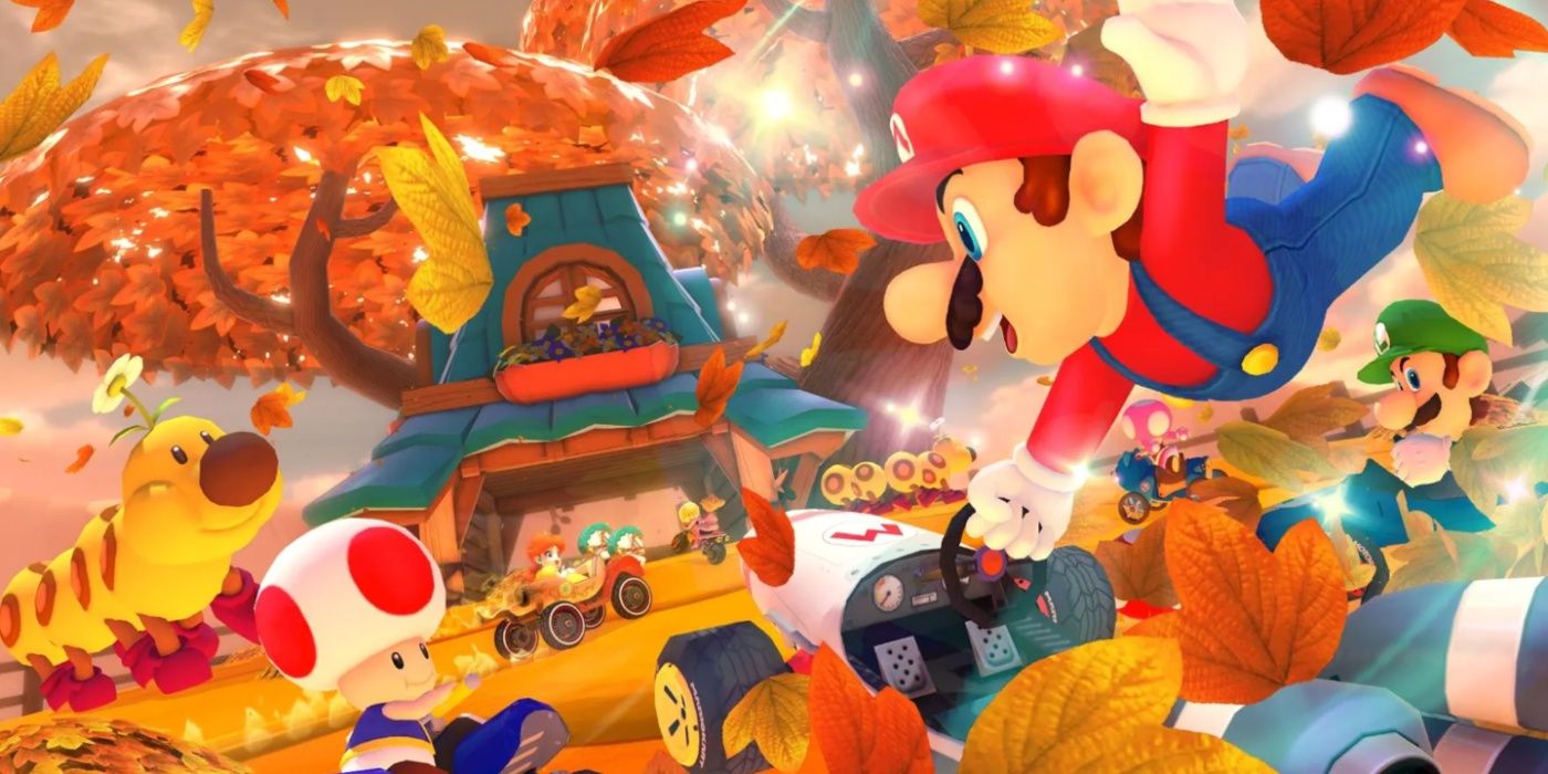 Mario Kart 8 Maple Treeway DLC Promo