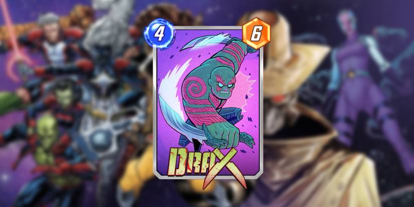 drax's dan hipp variant in marvel snap.