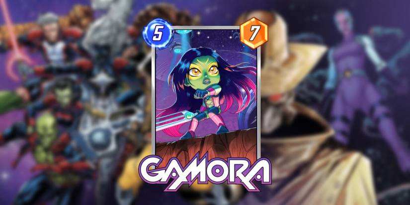 gamora's chibi variant in marvel snap.