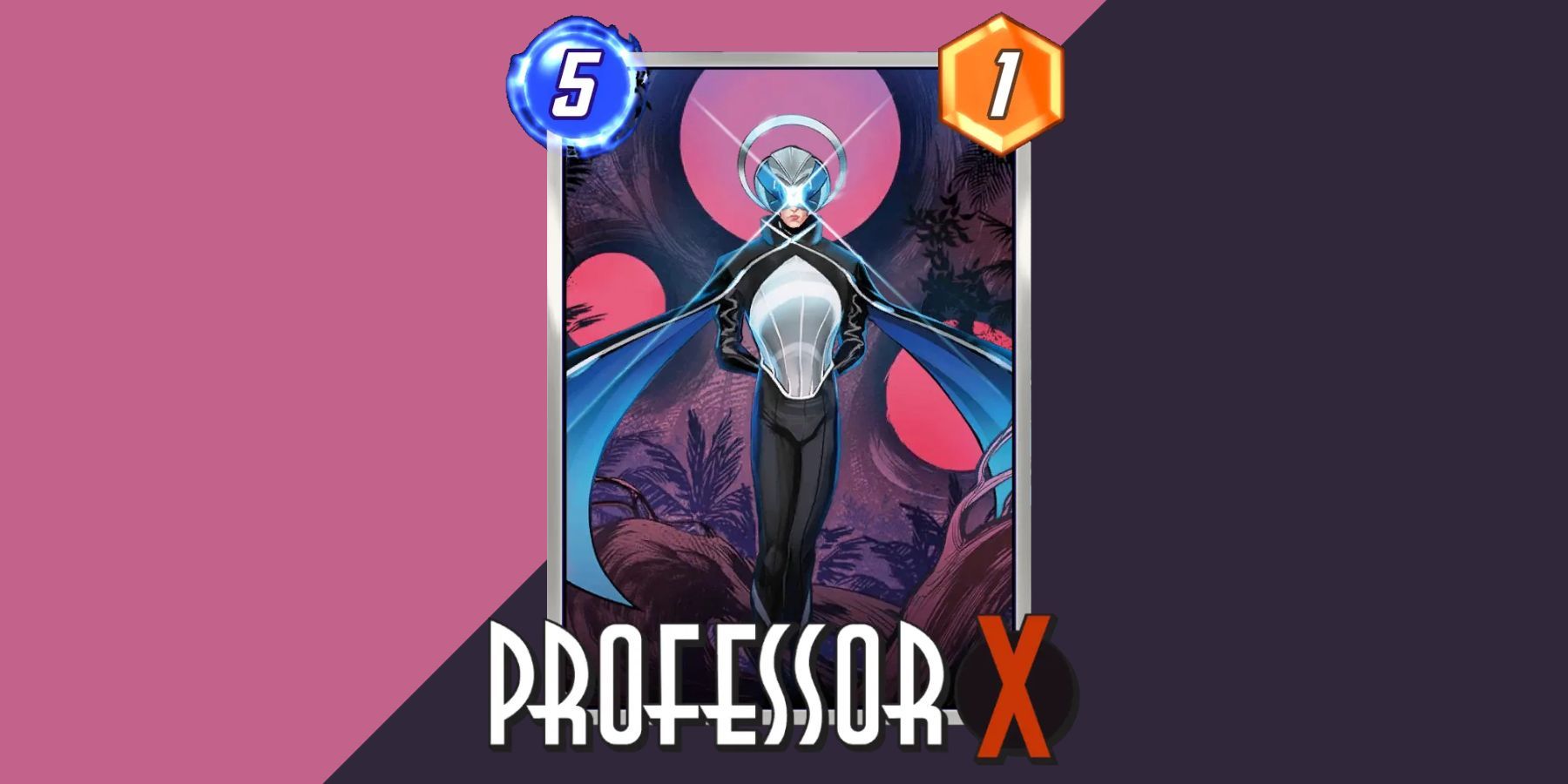 Variante de gala Professor x Hellfire em Marvel Snap.