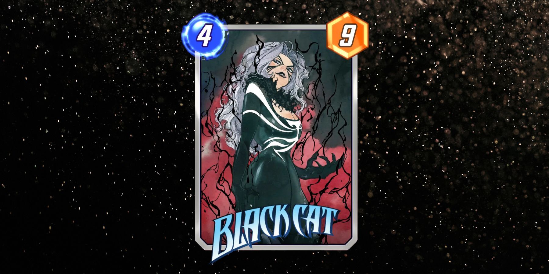 black cat venomized variant in marvel snap.