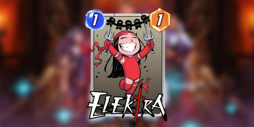 marvel snap elektra card.