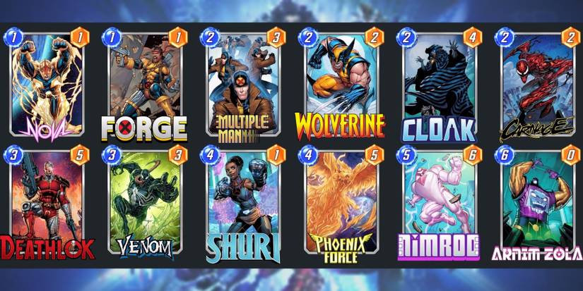 best cards for nimrod deck in mavel snap.