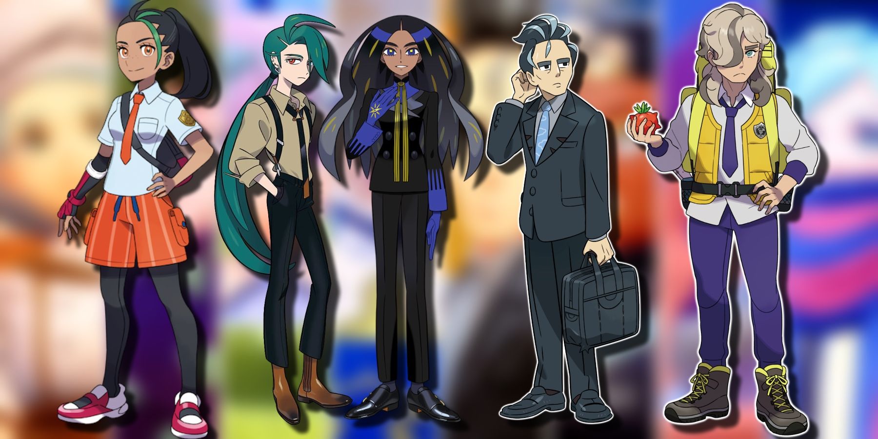 pokemon scarlet violet indigo disk larry return gen 10 geeta dialogue league club room competition different region